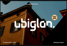 Ubiglan Font Poster 1