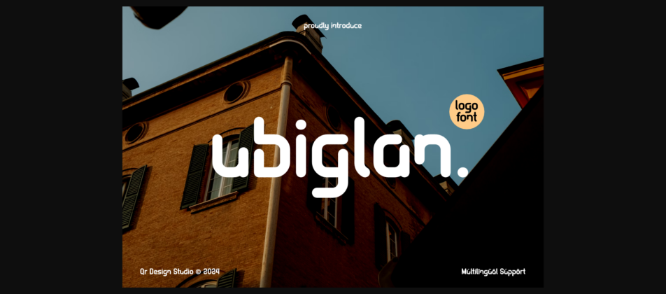 Ubiglan Font Poster 1