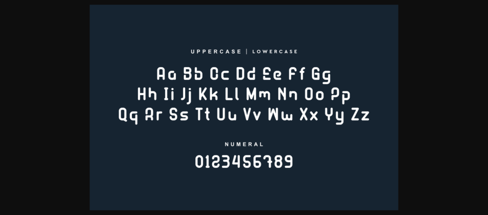 Ubiglan Font Poster 7