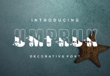 Umpruk Font Poster 1