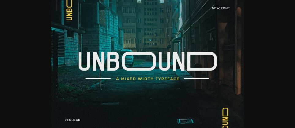 Unbound Font Poster 3