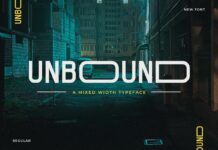 Unbound Font Poster 1