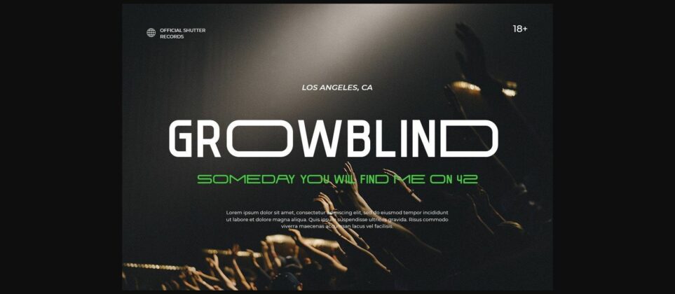Unbound Font Poster 7