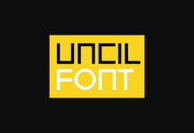 Uncil Font Poster 1