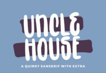 Uncle House Font Poster 1