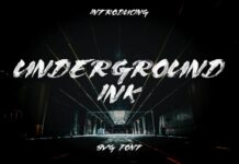 Underground Ink Font Poster 1