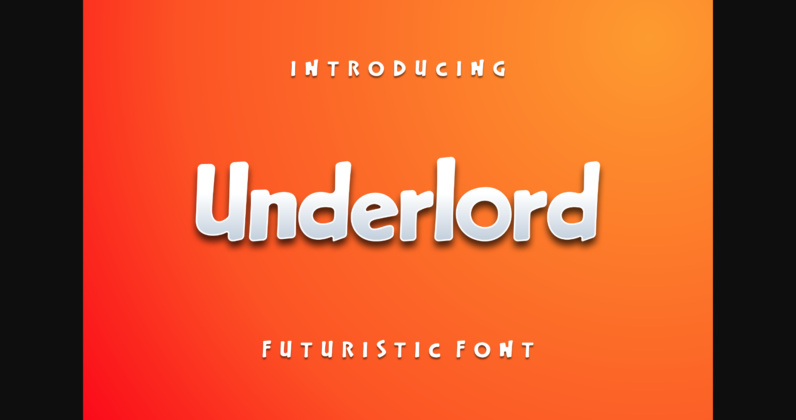 Underlord Font Poster 3