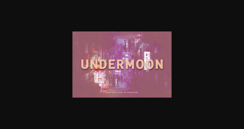 Undermoon Font Poster 3