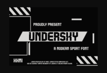 Undersky Font Poster 1