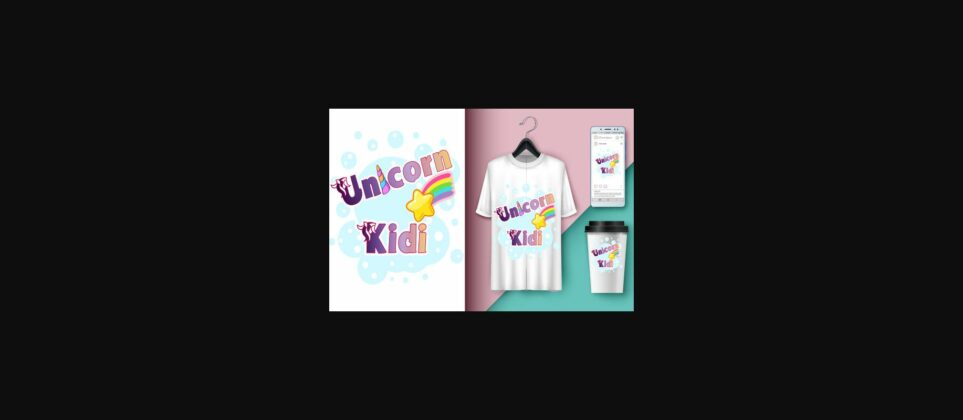 Unicorn Kidi Font Poster 3