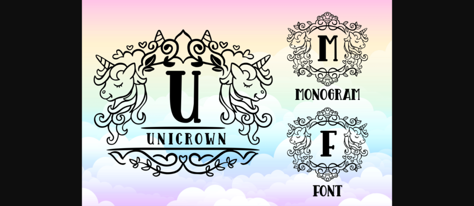Unicrown Font Poster 3