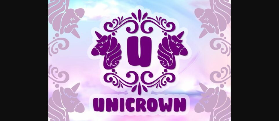 Unicrown Font Poster 3