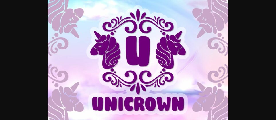 Unicrown Font Poster 1