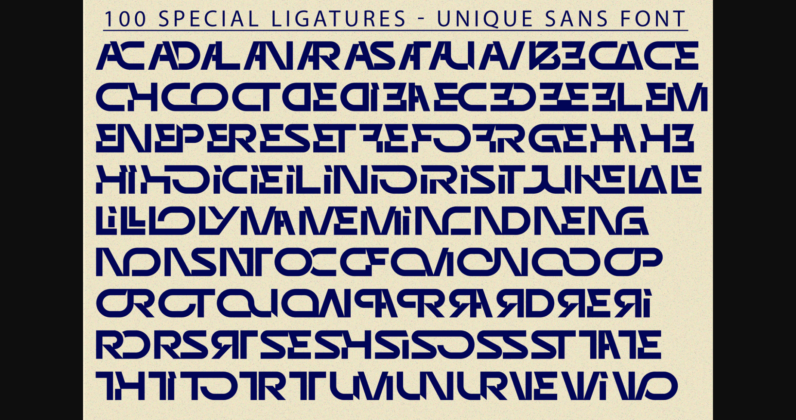 Unique Sans Font Poster 10