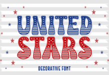 United Stars Font United Stars Font Poster 1