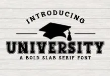 University Font University Fonts