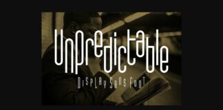 Unpredictable Font Poster 1