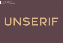 Unserif Font Poster 1