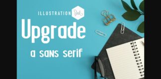 Upgrade Font Poster 1