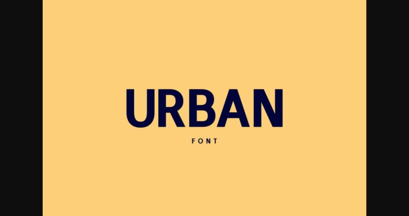 Urban Font Poster 3