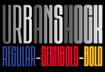 Urbanshock Font Poster 1