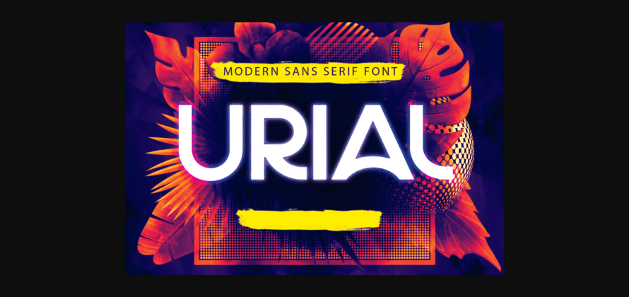 Urial Font Poster 3