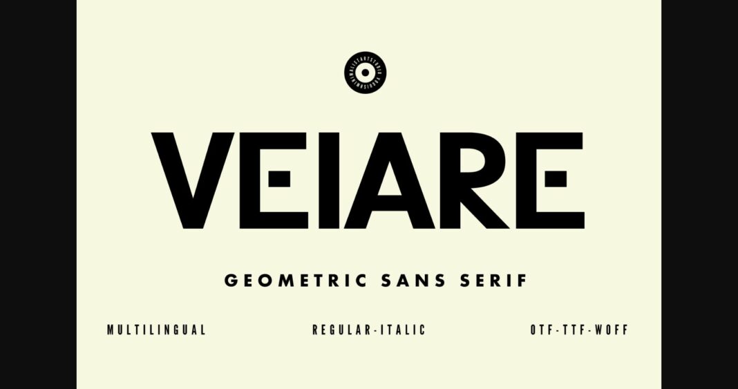 Veiare Font Poster 1