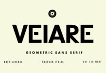Veiare Font Poster 1
