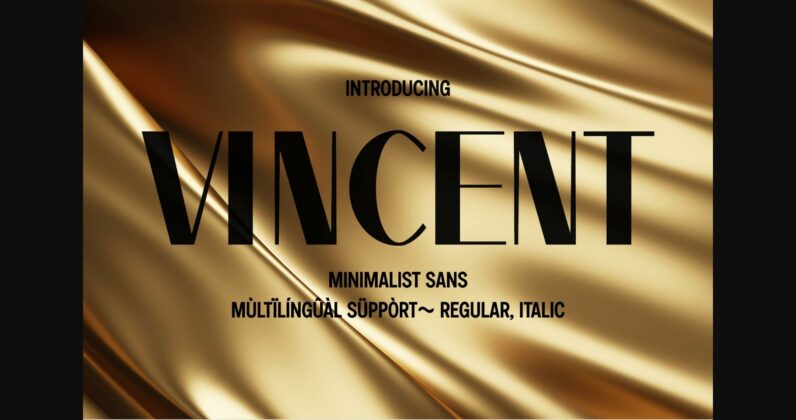 Vincent Font Poster 3