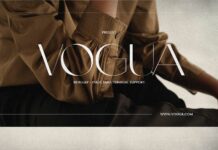 Vogua Font Poster 1