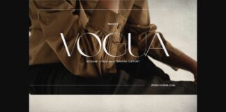 Vogua Font Poster 1