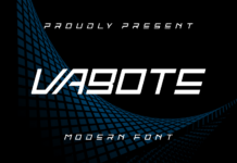 Vabote Font Poster 1