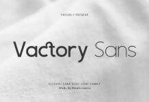Vactory Sans Font Poster 1