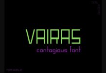 Vairas Font Poster 1