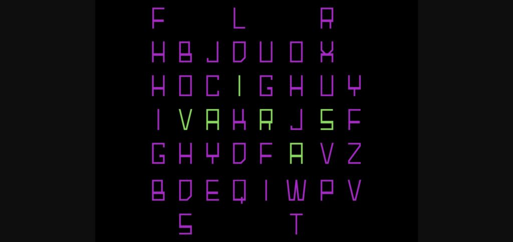 Vairas Font Poster 4