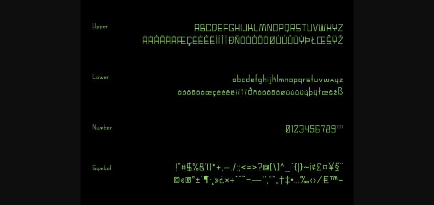 Vairas Font Poster 9