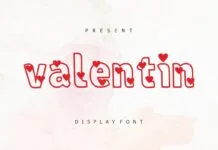 Valentin Font Poster 1