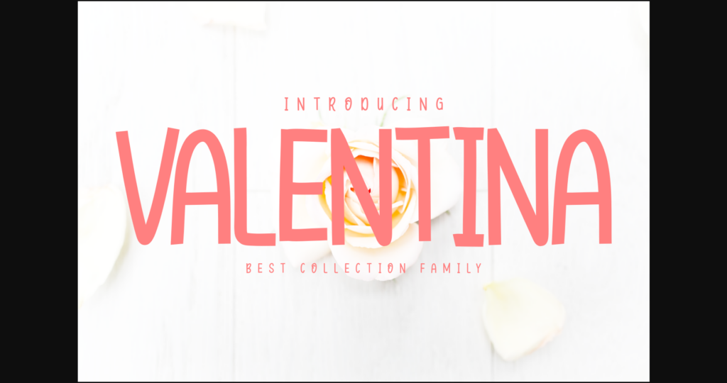 Valentina Font Poster 3