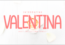 Valentina Font Poster 1