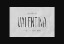 Valentina Font Valentina Font Poster 1
