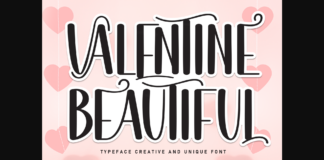 Valentine Beautiful Font Poster 1