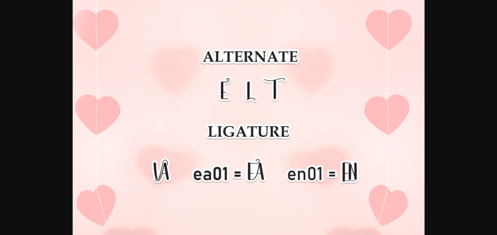 Valentine Beautiful Font Poster 10