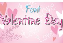 Valentine Day Font Poster 1