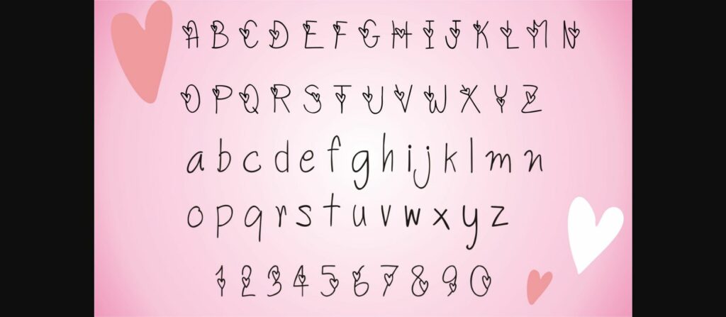 Valentine Day Font Poster 4