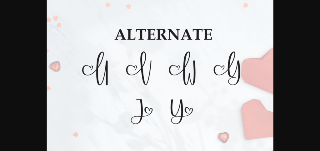 Valentine February Font Poster 10