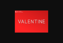 Valentine Font Poster 1