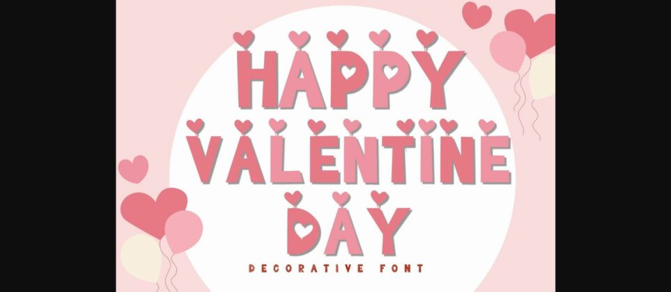 Valentine Font Poster 3