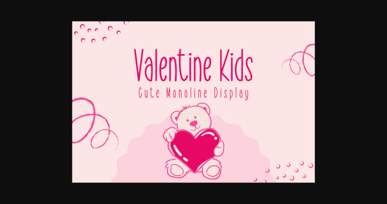 Valentine Kids Font Poster 3