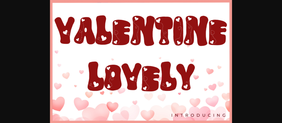 Valentine Lovely Font Poster 3