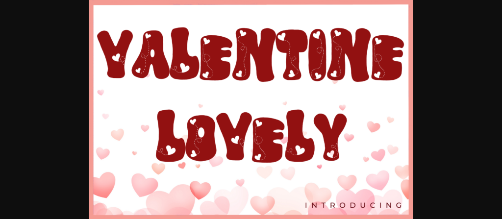 Valentine Lovely Font Poster 1
